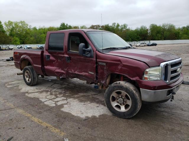 1FTSW21P56EA66781 - 2006 FORD F250 SUPER DUTY BURGUNDY photo 4