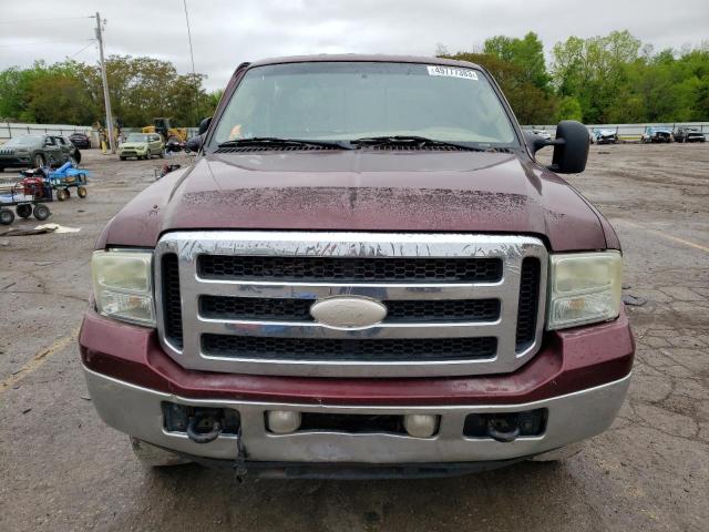 1FTSW21P56EA66781 - 2006 FORD F250 SUPER DUTY BURGUNDY photo 5