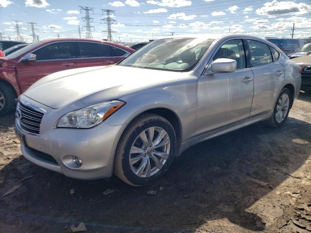 JN1BY1AR5BM375689 - 2011 INFINITI M37 X SILVER photo 1