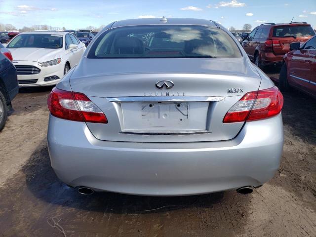 JN1BY1AR5BM375689 - 2011 INFINITI M37 X SILVER photo 6