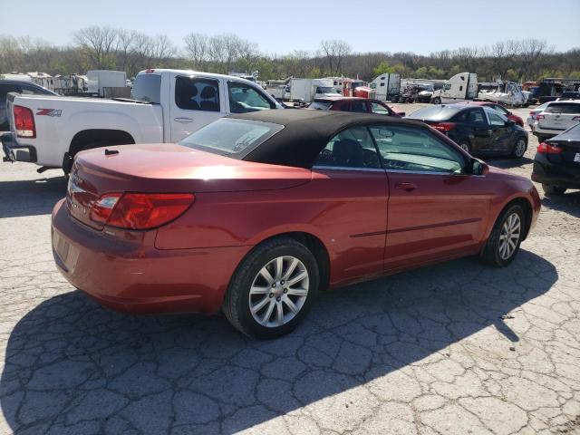 1C3BC5ED9AN156135 - 2010 CHRYSLER SEBRING TOURING RED photo 3