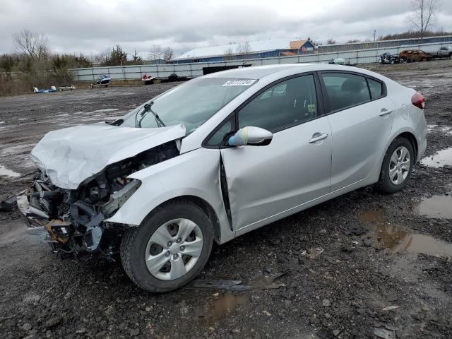 3KPFL4A73HE156234 - 2017 KIA FORTE LX SILVER photo 1