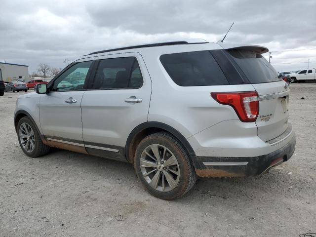 1FM5K7F84JGB10995 - 2018 FORD EXPLORER LIMITED SILVER photo 2