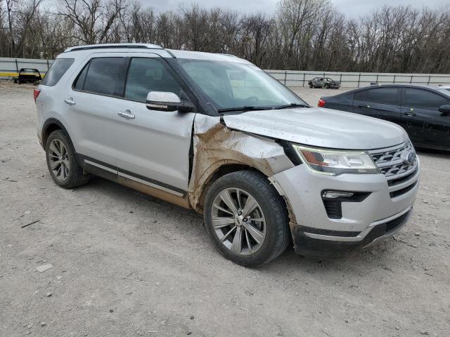1FM5K7F84JGB10995 - 2018 FORD EXPLORER LIMITED SILVER photo 4