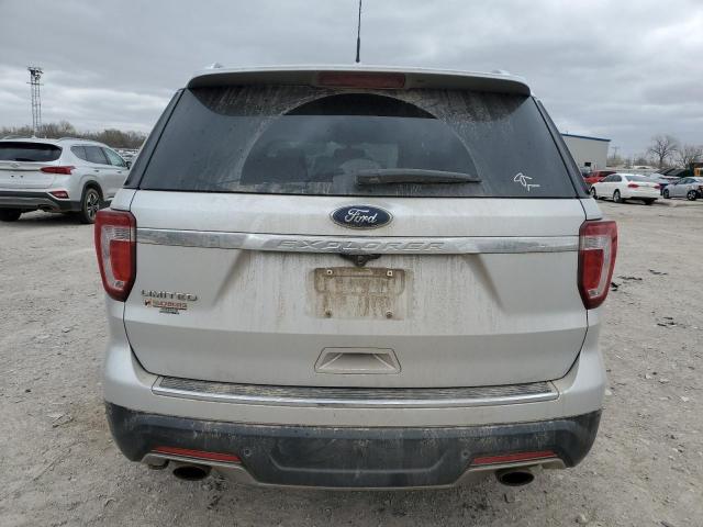 1FM5K7F84JGB10995 - 2018 FORD EXPLORER LIMITED SILVER photo 6