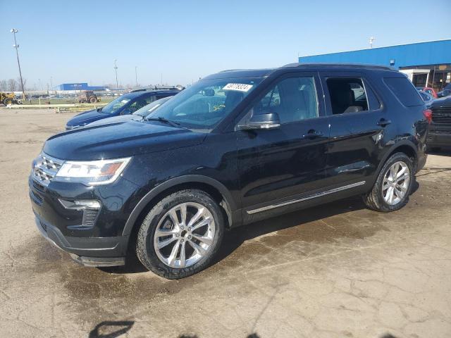 1FM5K7D88JGB53982 - 2018 FORD EXPLORER XLT BLACK photo 1