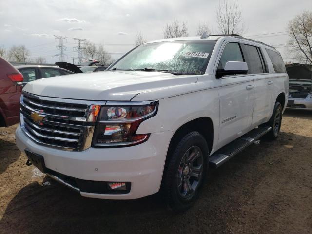 1GNSKHKC6GR152628 - 2016 CHEVROLET SUBURBAN K1500 LT WHITE photo 1