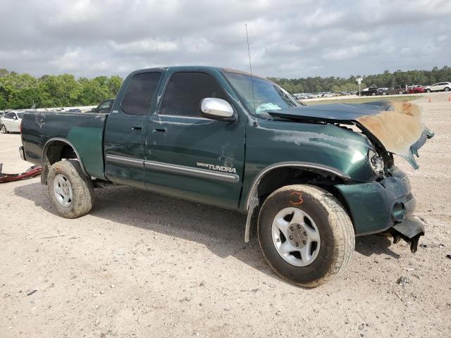 5TBRN34153S382534 - 2003 TOYOTA TUNDRA ACCESS CAB SR5 GREEN photo 4