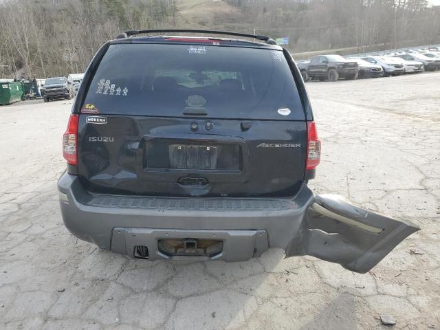 4NUDT13S252701697 - 2005 ISUZU ASCENDER S შავი ფოტო 6