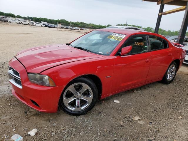 2C3CDXCT1DH516387 - 2013 DODGE CHARGER R/T RED photo 1