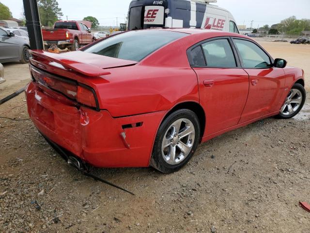 2C3CDXCT1DH516387 - 2013 DODGE CHARGER R/T RED photo 3