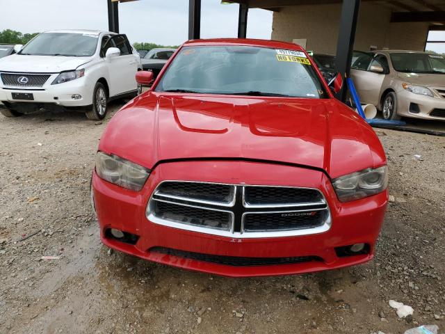 2C3CDXCT1DH516387 - 2013 DODGE CHARGER R/T RED photo 5