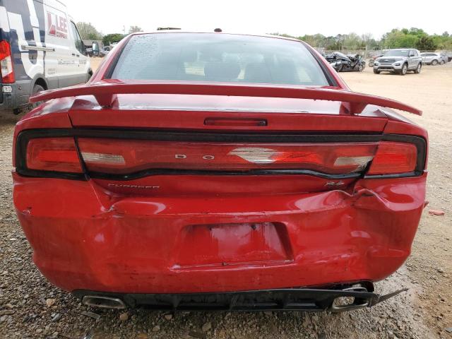 2C3CDXCT1DH516387 - 2013 DODGE CHARGER R/T RED photo 6