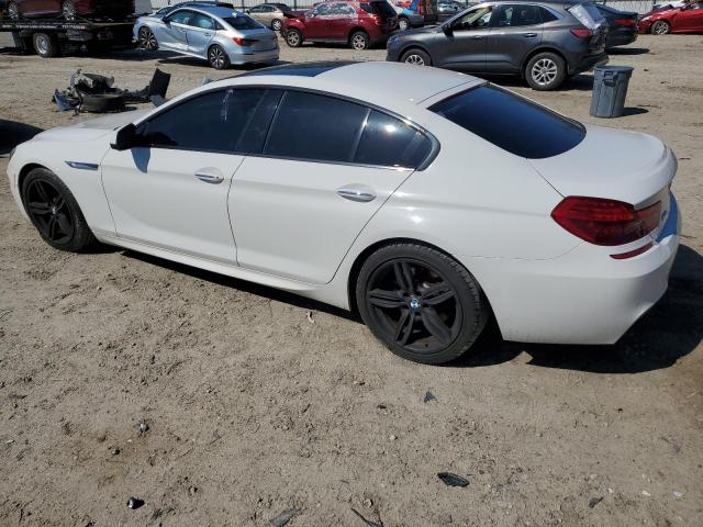 WBA6B4C57FD761268 - 2015 BMW 650 XI GRAN COUPE WHITE photo 2