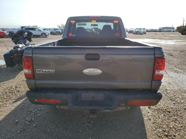 1FTYR14E79PA60480 - 2009 FORD RANGER SUPER CAB GRAY photo 6