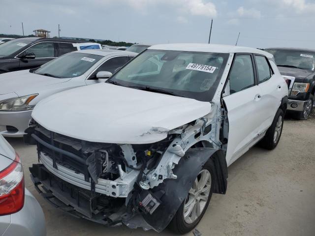 KL79MMS25NB102145 - 2022 CHEVROLET TRAILBLAZE LS WHITE photo 1