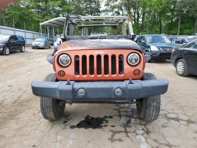 1J4GB39139L728018 - 2009 JEEP WRANGLER U X BURGUNDY photo 5