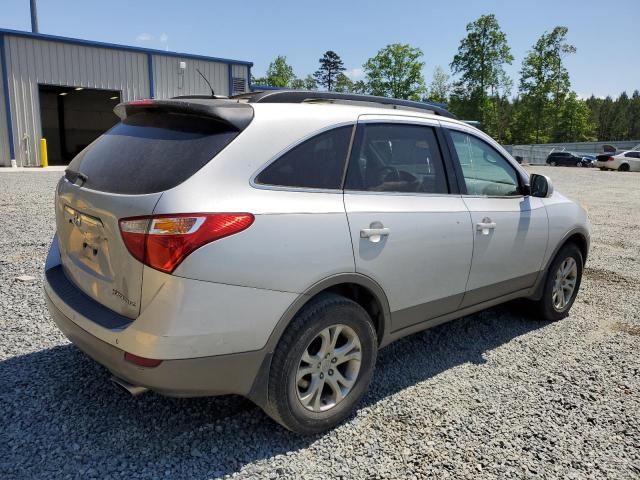 KM8NU4CC5AU103749 - 2010 HYUNDAI VERACRUZ GLS SILVER photo 3