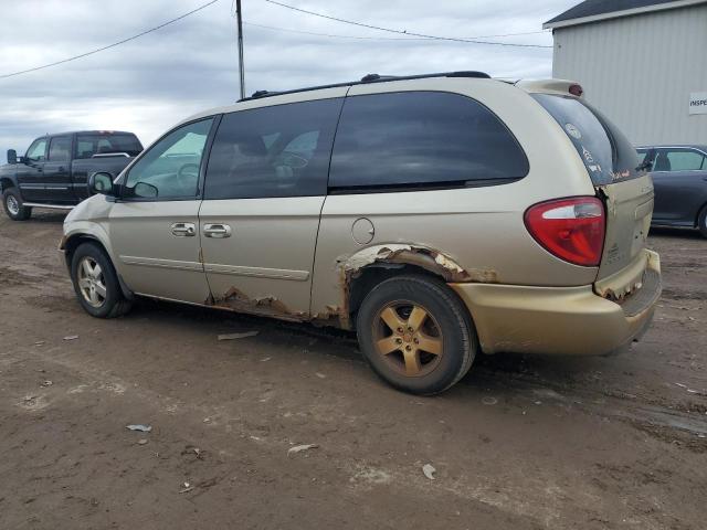 2D4GP44L57R261195 - 2007 DODGE GRAND CARA SXT GOLD photo 2