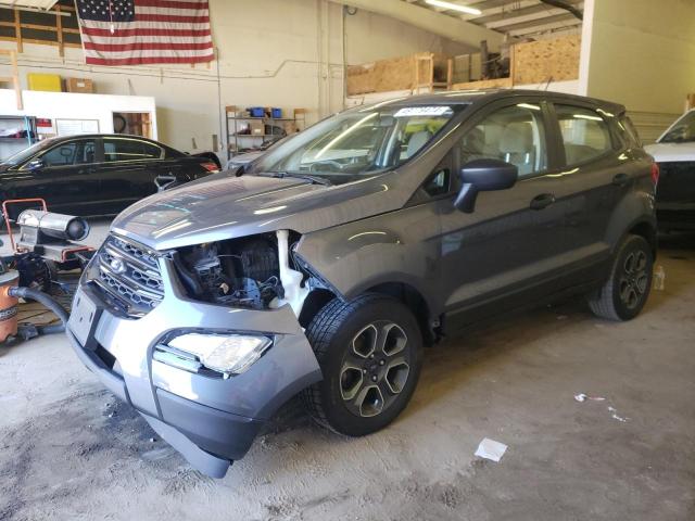 MAJ3P1RE9JC244667 - 2018 FORD ECOSPORT S GRAY photo 1