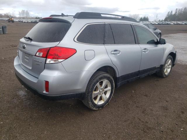 4S4BRJLC9D2209043 - 2013 SUBARU OUTBACK 3.6R LIMITED SILVER photo 3