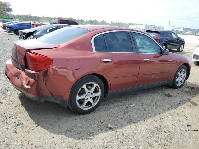 JNKCV51F44M708912 - 2004 INFINITI G35 RED photo 3