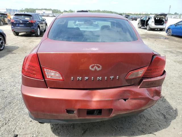 JNKCV51F44M708912 - 2004 INFINITI G35 RED photo 6