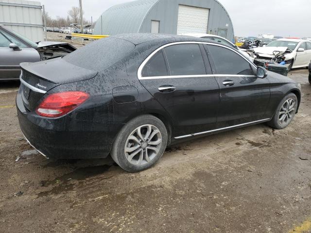 WDDWF4KB7GR178448 - 2016 MERCEDES-BENZ C 300 4MATIC BLACK photo 3
