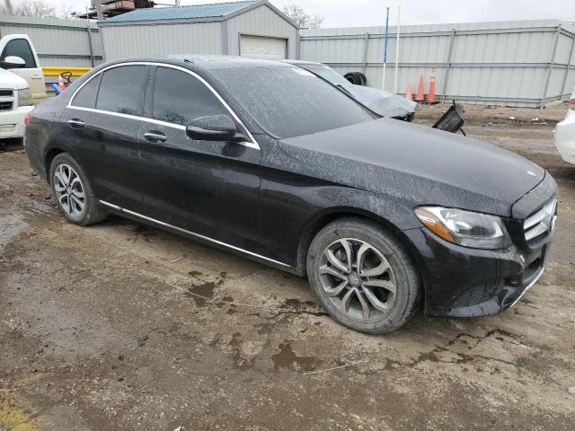 WDDWF4KB7GR178448 - 2016 MERCEDES-BENZ C 300 4MATIC BLACK photo 4