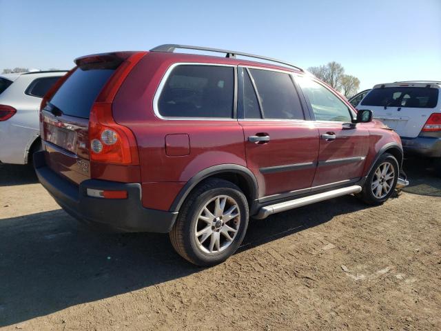 YV1CZ91H841123163 - 2004 VOLVO XC90 T6 BURGUNDY photo 3