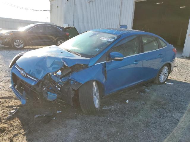 1FAHP3H20CL432442 - 2012 FORD FOCUS SEL BLUE photo 1