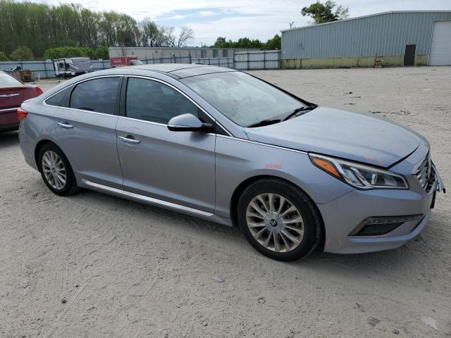 5NPE34AF2FH229217 - 2015 HYUNDAI SONATA SPORT GRAY photo 4