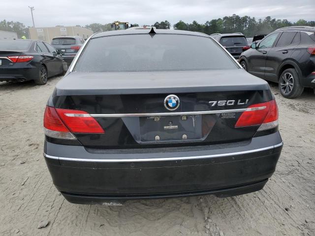 WBAHN83537DT65623 - 2007 BMW 750 BLACK photo 6