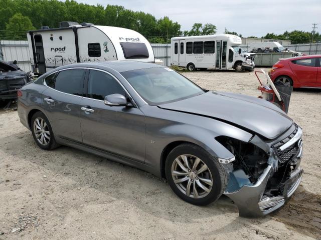 JN1BY1AP2HM740062 - 2017 INFINITI Q70 3.7 GRAY photo 4