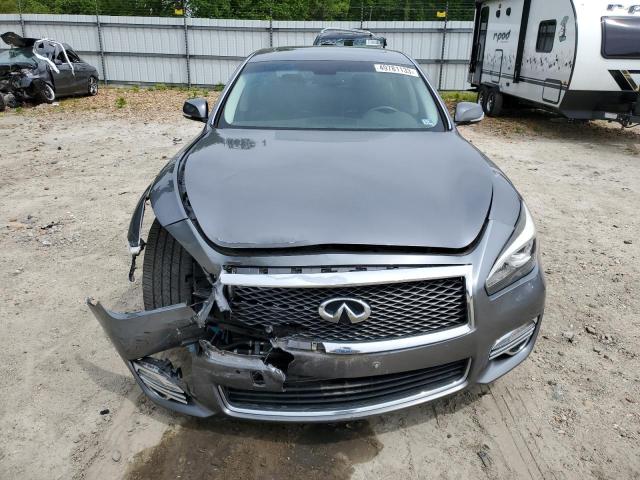 JN1BY1AP2HM740062 - 2017 INFINITI Q70 3.7 GRAY photo 5