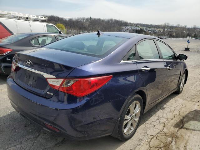 5NPEC4AC7BH125192 - 2011 HYUNDAI SONATA SE BLUE photo 3