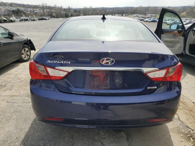 5NPEC4AC7BH125192 - 2011 HYUNDAI SONATA SE BLUE photo 6