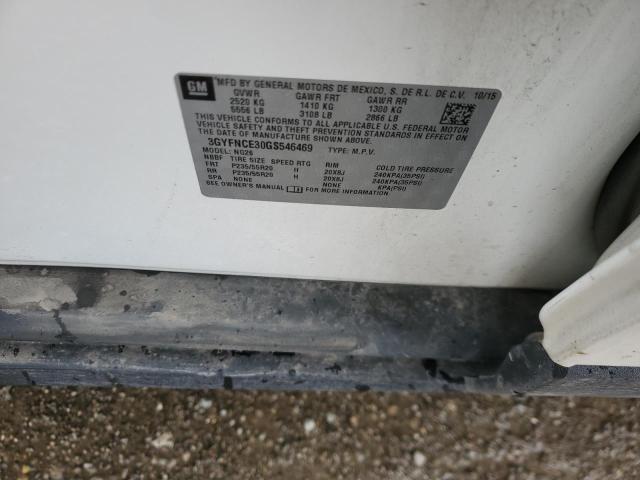 3GYFNCE30GS546469 - 2016 CADILLAC SRX PERFORMANCE COLLECTION Ақ фото 12