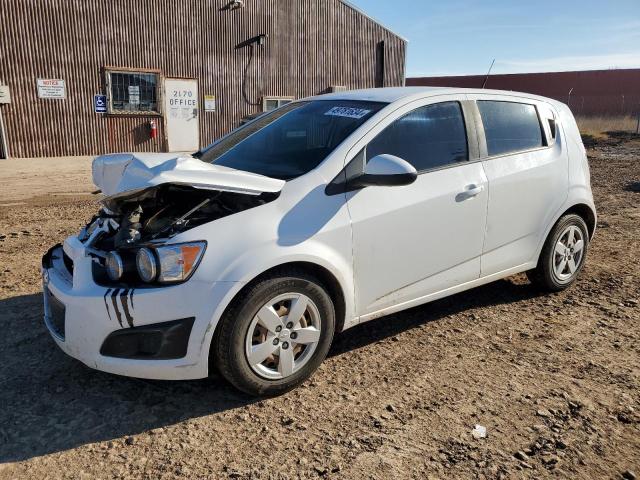 1G1JA6SH8D4101740 - 2013 CHEVROLET SONIC LS WHITE photo 1