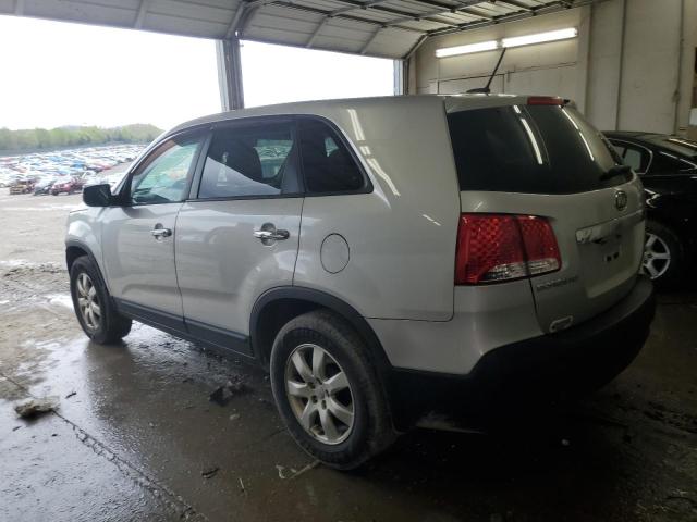 5XYKT3A11DG410315 - 2013 KIA SORENTO LX SILVER photo 2