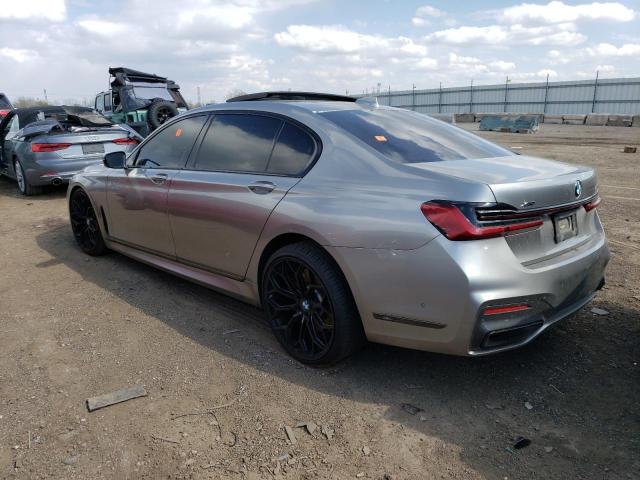 WBA7T4C01NCH77172 - 2022 BMW 740 XI GRAY photo 2