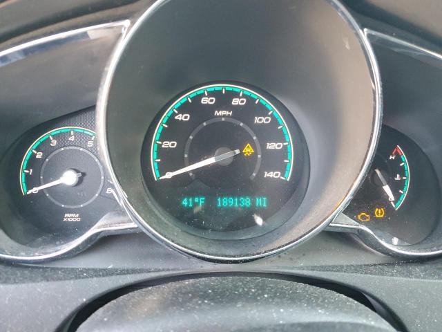 1G1ZE5E72AF252237 - 2010 CHEVROLET MALIBU LTZ ნაცრისფერი ფოტო 9