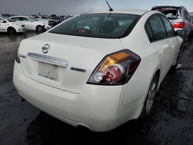 1N4CL21E29C126629 - 2009 NISSAN ALTIMA HYBRID WHITE photo 3