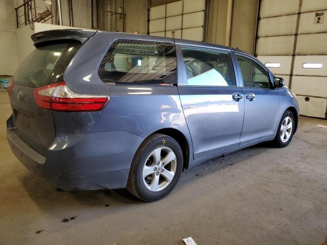 5TDZK3DCXGS716533 - 2016 TOYOTA SIENNA BLUE photo 3