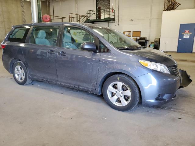 5TDZK3DCXGS716533 - 2016 TOYOTA SIENNA BLUE photo 4