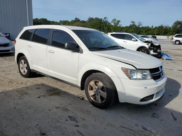 3C4PDCAB1DT600443 - 2013 DODGE JOURNEY SE WHITE photo 4