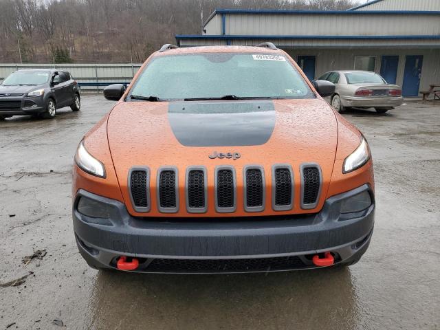 1C4PJMBS0FW563198 - 2015 JEEP CHEROKEE TRAILHAWK ORANGE photo 5
