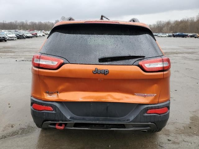 1C4PJMBS0FW563198 - 2015 JEEP CHEROKEE TRAILHAWK ORANGE photo 6