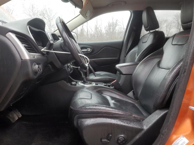1C4PJMBS0FW563198 - 2015 JEEP CHEROKEE TRAILHAWK ORANGE photo 7