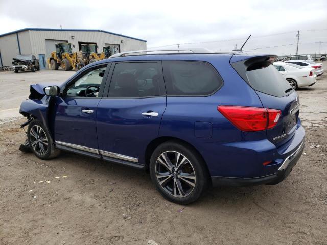 5N1DR2MM8HC615756 - 2017 NISSAN PATHFINDER S BLUE photo 2